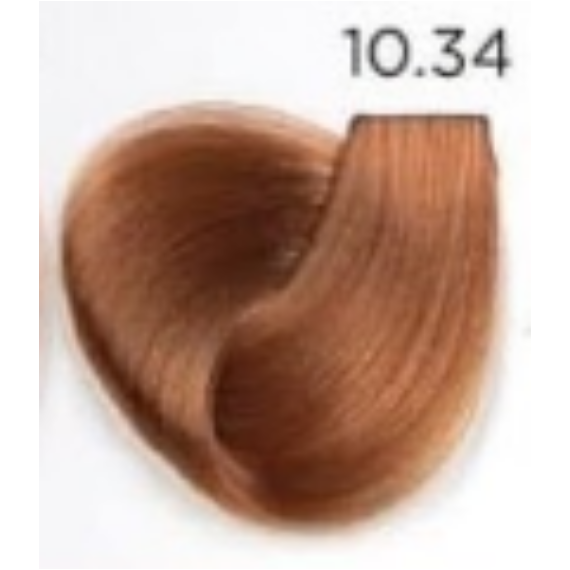 Mounir Revolution Permanent Hair Color, Gold Copper 10.34