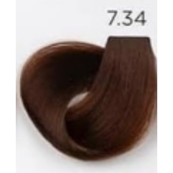 Mounir Revolution Permanent Hair Color, Gold Copper 7.34