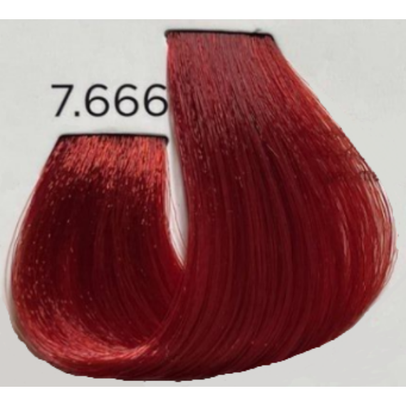 Mounir Revolution Permanent Hair Color, Red 7.666