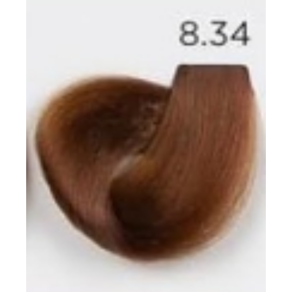 Mounir Revolution Permanent Hair Color, Gold Copper 8.34